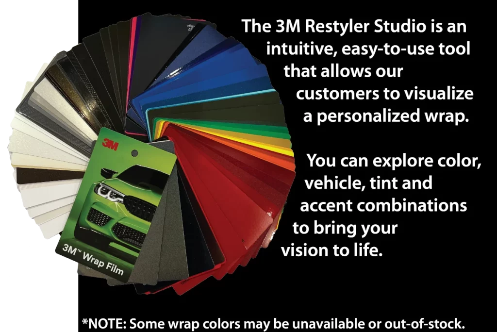 vinyl color wheel partial black bak