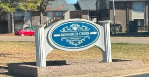 Monarch Creek Sign
